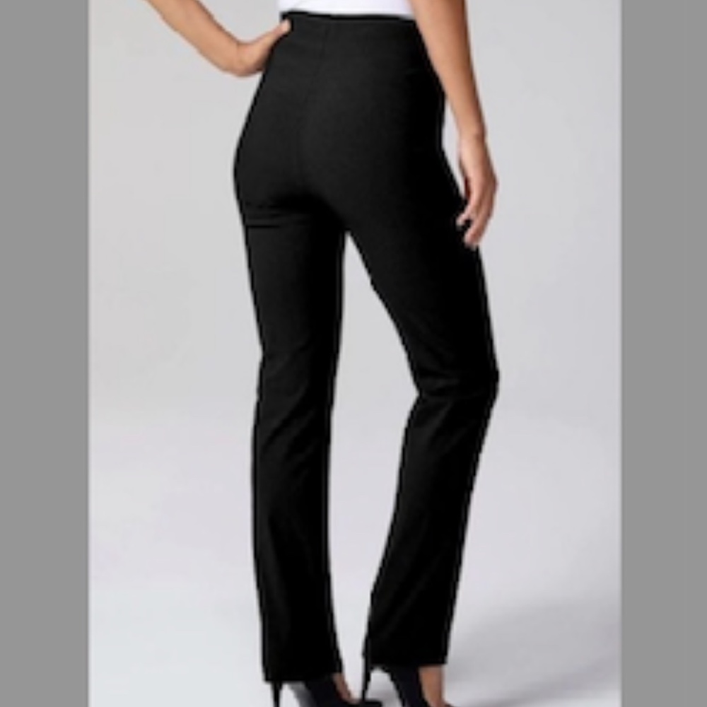 Franne Golde Classic Fit Pull on Black Pants (Size 6)